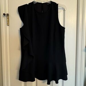 Ann Taylor Elegant Black Sleeveless Top